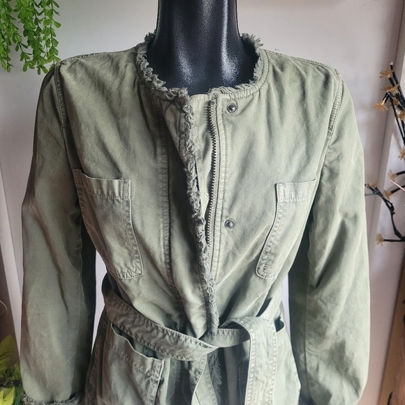 Banana Republic Olive Green Light Jacket S - Picture 6 of 7